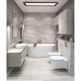 WINDOW Flache, rechteckige LED Deckenleuchte Schne, helle LED Deckenlampe fr das Badezimmer.