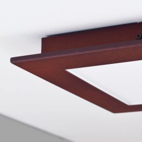 WINDOW Flache, quadratische LED Deckenleuchte Hochwertige Verarbeitung und einzigartige Oberflchen.