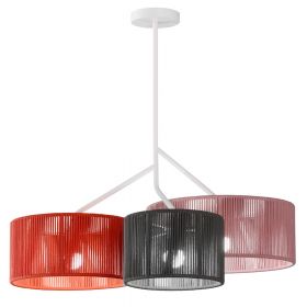 SENIA Large ceiling light with three lampshades