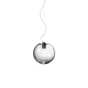 BOLLE Italian ball glass lamp Die mittlere Pendelleuchte mit Durchmesser 25 cm.