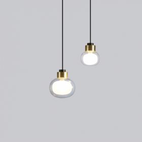 KOSMOS Italian pendant light with high-quality glass