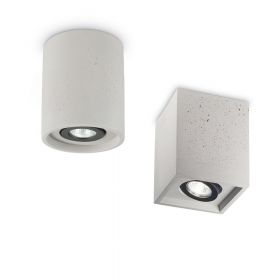 PEPPE Movable cement ceiling spotlight