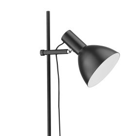 COLUMBIA Adjustable floor lamp with one shade