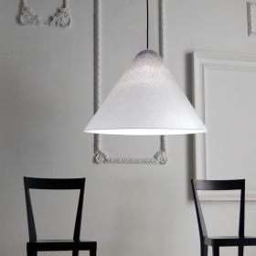 KONICA Design Pendelleuchte mit groem Schirm Besonderes Design Lampenpendel mit groem Schirm.