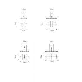 SPIDER Lange Design Hngeleuchte in Wei