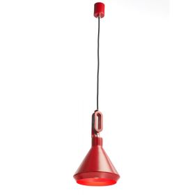 DRIYOS 3 Design Pendelleuchte 21 cm Tolle Metall-Hngeleuchte hier in Rot.