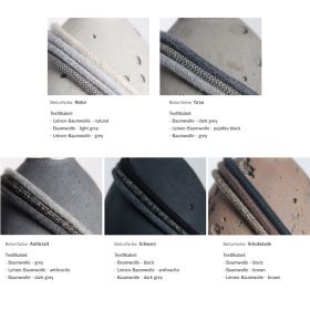 LEVI Lngliche Betonleuchte Beton- und Kabelfarben.