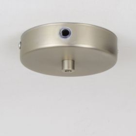 BUENA VISTA Skandi. Pendelleuchte mit weiem Opalglas Deckenbaldachin aus Metall mit seitlichem Auslass.