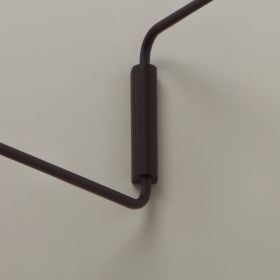 GORDON 2-light Italian wall light with movable shades Elegantes Wandteil fr zwei bewegliche Wandarme.