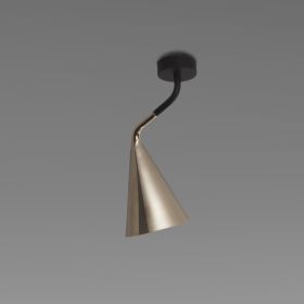 GORDON Italian ceiling light with movable shade