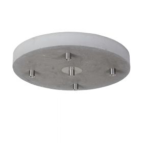Ceiling canopy, round with 3-5 outlets