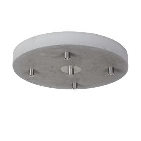 Deckenbaldachin, rund mit 3-5 Auslssen Deckenbaldachin mit 4 Kabelausgngen.