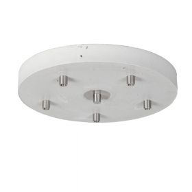 Ceiling canopy, round with 3-5 outlets