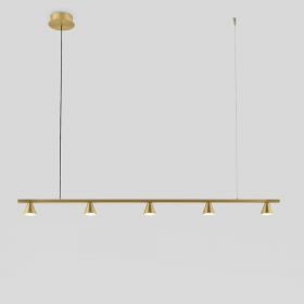 LYB Lange Design Hngeleuchte Die lange Hngeleuchte in Messing.