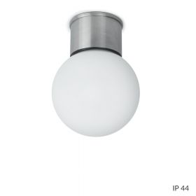 ALPHA Small ceiling light with opal glass