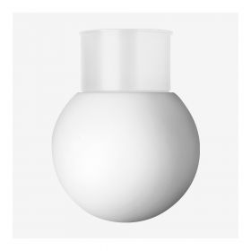 ALPHA Kleine Deckenleuchte mit Opalglas Die kleine Deckenlampe in Wei.