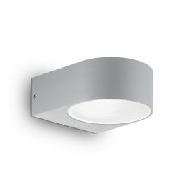 JINGEL Wandleuchte fr den Auenbereich Die Auenwandleuchte in der Oberflche Grau.