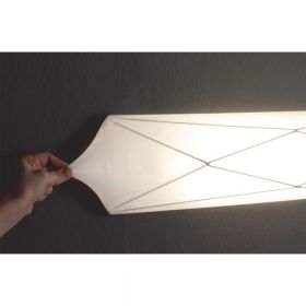 SUBRA Design Deckenleuchte quadratisch Elastischer und waschbarer Stoffbezug in Wei.