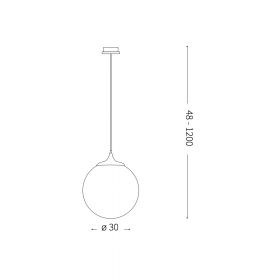KAVA Hngeleuchte mit langem Kabel Die Hngeleuchte mit extra langem Kabel.