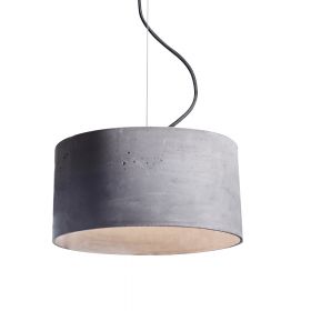 ISOLA concrete pendant light cylindrical