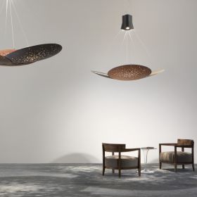 ESTRELL Extravagant pendant light Lichteinfall wie unter Bumen.