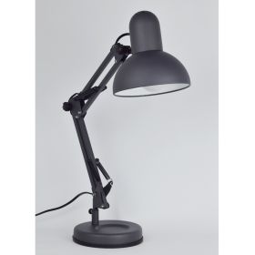 AMILY Kleine Schreibtischlampe mit Federgelenken Schreibtischleuchte in klassischer Form.