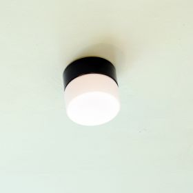 TIEGEL Kleine Deckenleuchte aus Porzellan IP54 Die minimalistische Deckenleuchte 9,5cm