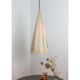 CONO Ikonische Pendelleuchte aus Birkenholz