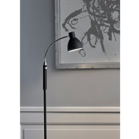 HUDSON Leseleuche in Schwarz Ideale Leseleuchte mit verstellbarem Strahler.