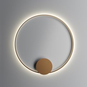 ANNAUX Filigrane Ring-Wandleuchte Bronze Ringfrmige LED Wandleuchte mit 110 cm Durchmesser.