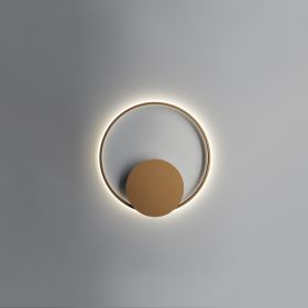 ANNAUX Filigrane Ring-Deckenleuchte Bronze