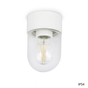 VASCO Robust damp-proof or outdoor lamp with clear glass