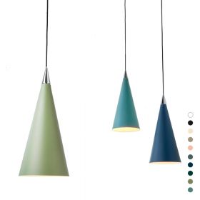 JEENA Modern pendant light with pointed cone shade