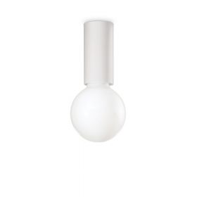 FAT Cylindrical metal lamp holder Lampen-Deckenhalterung in Wei.