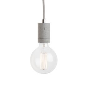 Concrete lamp pendant in gray