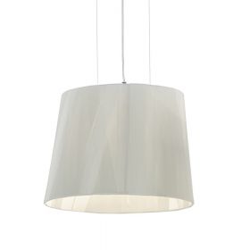 DRESS M2 pendant light with satin shade