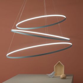 RINGS Ring LED Design Hngeleuchte Schnes Ensemble der LED Ringe fr moderne Interieurs..