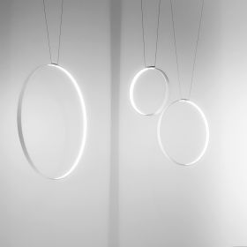 RINGS Ring LED design pendant light - vertical