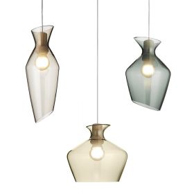 MALVSIA glass pendant light colored