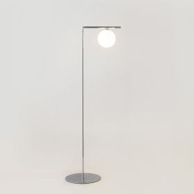 DAVOS Modern design floor lamp with glass globe