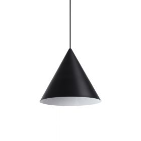 MOYEN Minimalist pendant light Minimalistische Pendelleuchte in Schwarz.