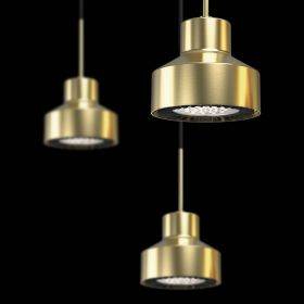 NOX Small design pendant light brass