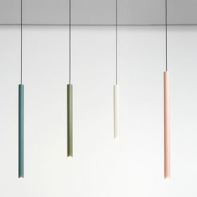 BULL Design LED Pendelleuchte Besondere Farben, minimalistisches Design: Stableuchte von Zava Luce.
