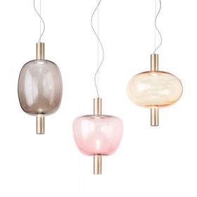 RIFLESSO Colored glass pendant light