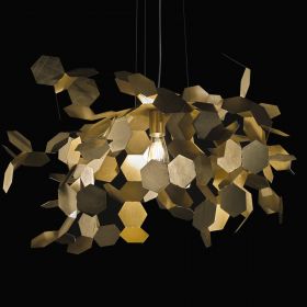 ANDROMEDA Italian design pendant lamp made of brass