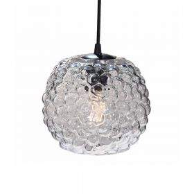 COPLAS Glas-Pendelleuchte Mittelgroe Pendelleuchte mit 20 cm Durchmesser.