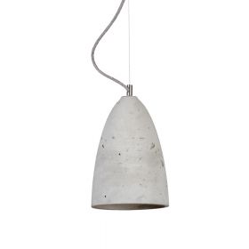 Beton Pendelleuchte Glockenform  15 cm in Natur