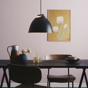 INGRA Moderne Pendelleuchte mit Holzaufhngung Moderne Pendelleuchte zur Beleuchtung des Essbereichs.
