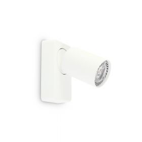 Judy Beweglicher Wandspot Wandspot mit lenkbarem Lichtkegel, Oberflche Wei.