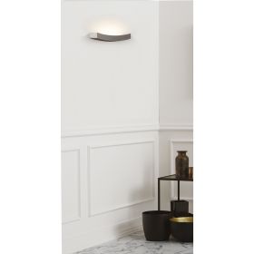 DOLCE Moderner LED Wandfluter SWEET Wandfluter mit 30 cm Lnge, zementfarben.